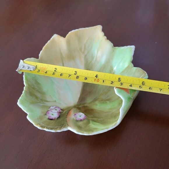 Vintage Chubu China Occupied Japan Leaf Shaped Dish - Picture 6 of 8